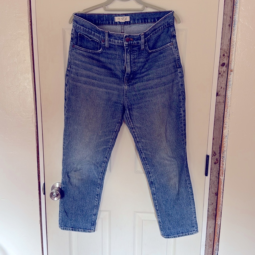 Madewell classic high waist straight jeans sz 29